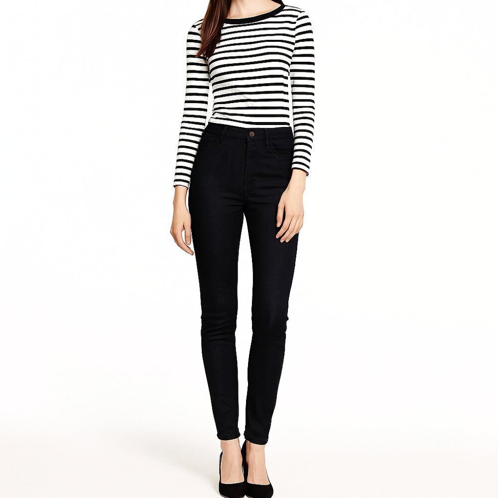 Kate Spade Saturday Dark Wash Jeans Sz 2/26 Women’s Designer Denim Straight Slim - Picture 1 of 13